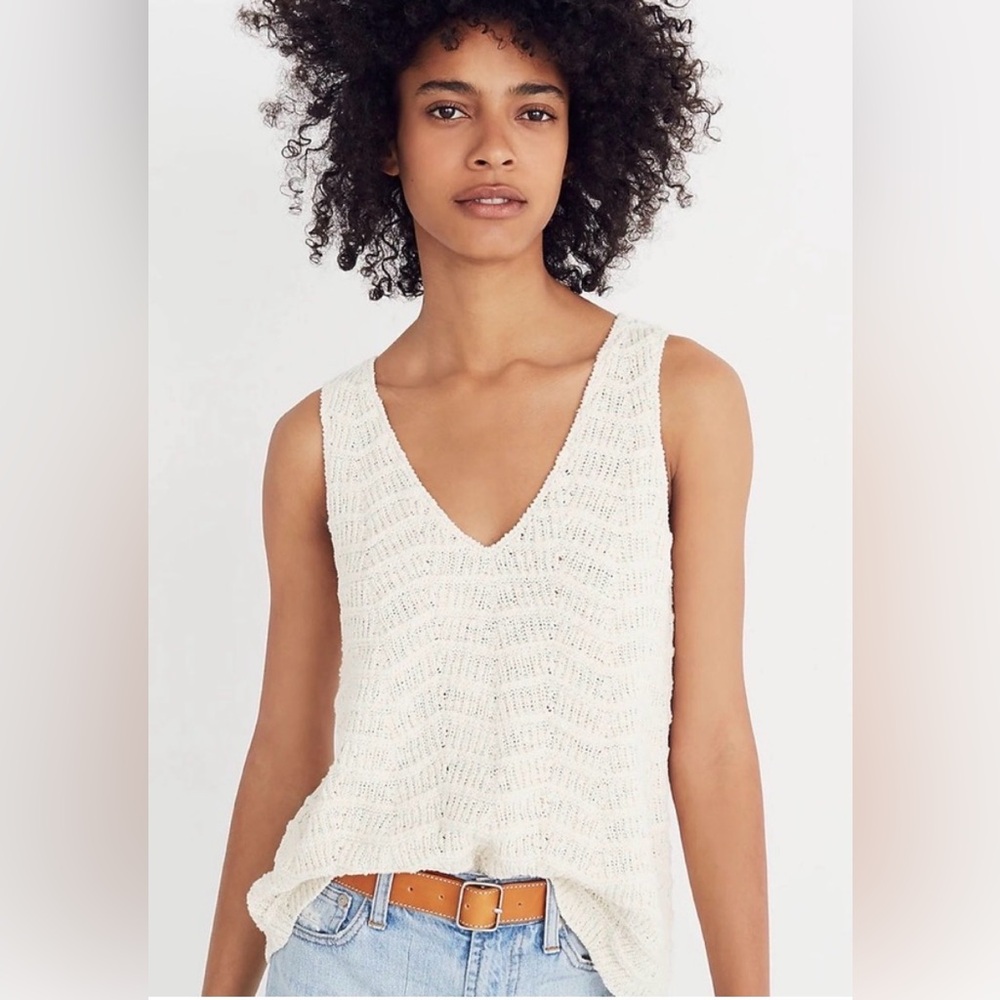 Madewell Crotched Sweater Tank